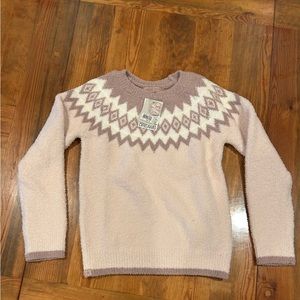 Barefoot Dreams girls sweater.
